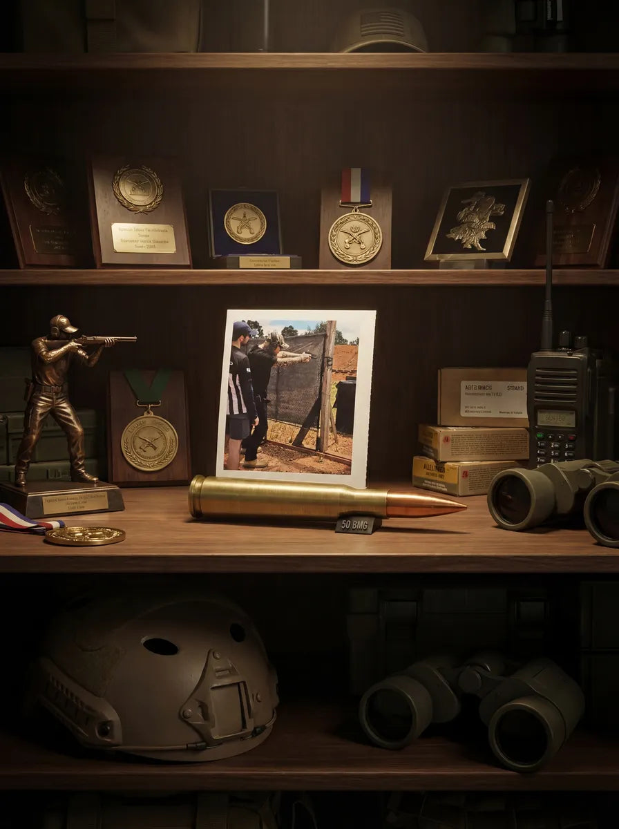 Porta Retrato - Icônico Cartucho .50BMG (Polaroid® ou similar de até 78x100mm)