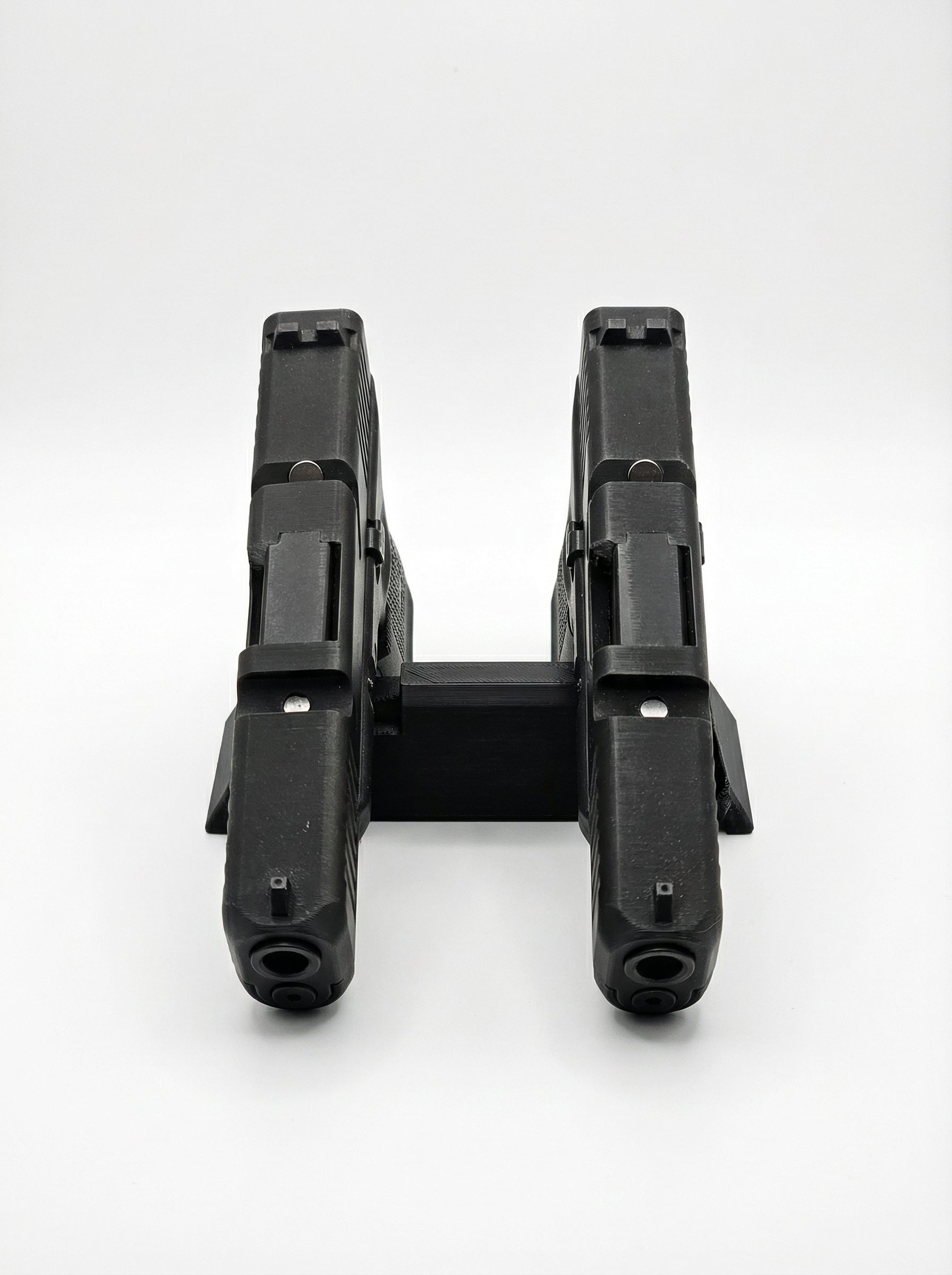 Expositor de Facas - Icônico Suporte Dupla Pistola para Faca e Charia