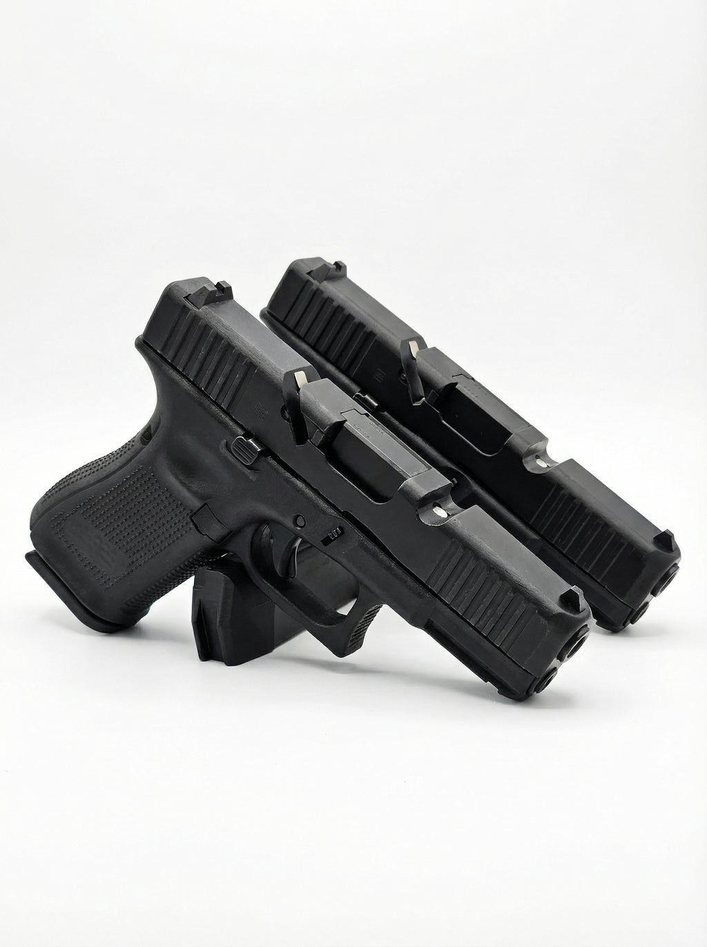 Expositor de Facas - Icônico Suporte Dupla Pistola para Faca e Charia