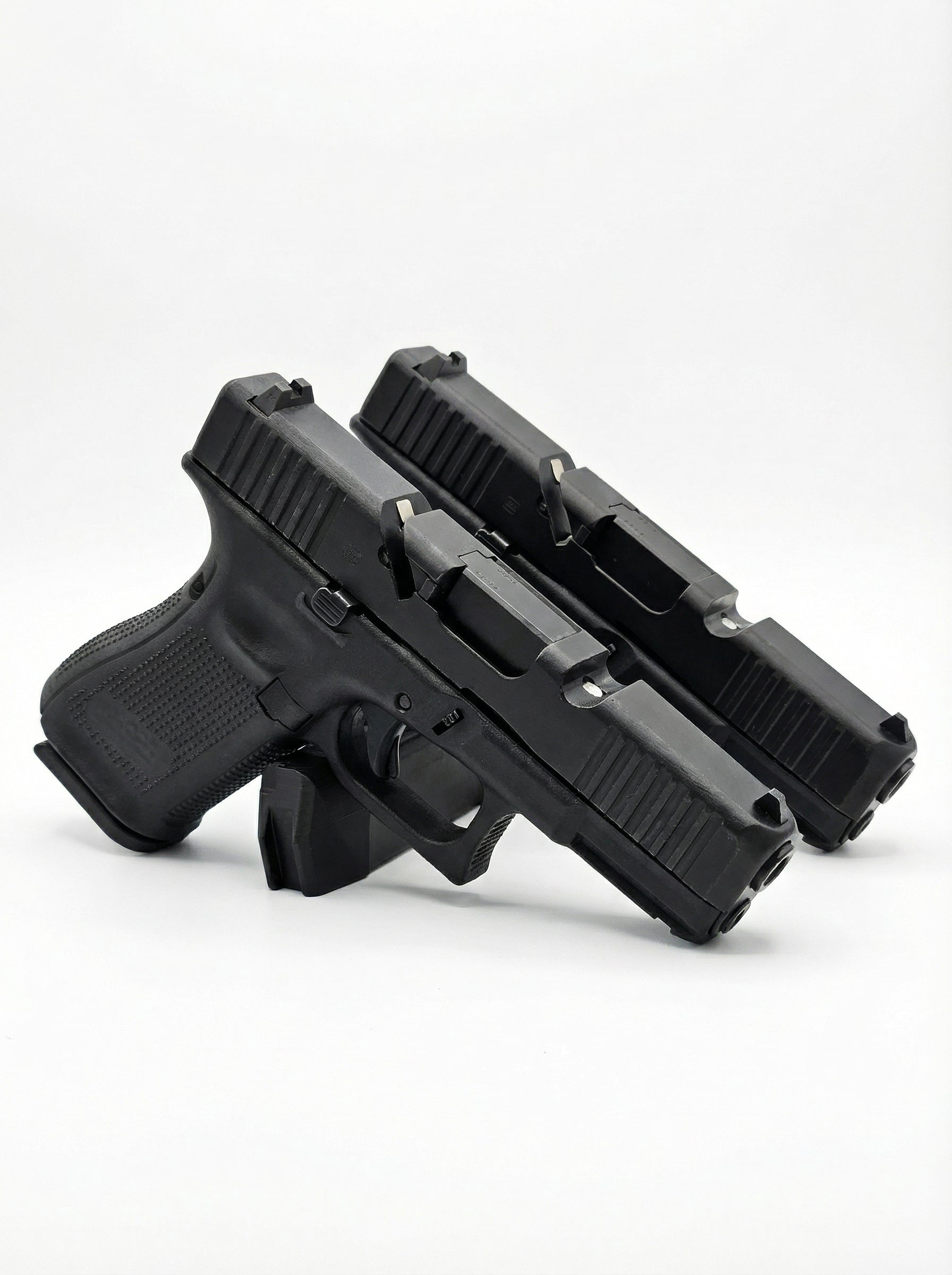 Expositor de Facas - Icônico Suporte Dupla Pistola para Faca e Charia