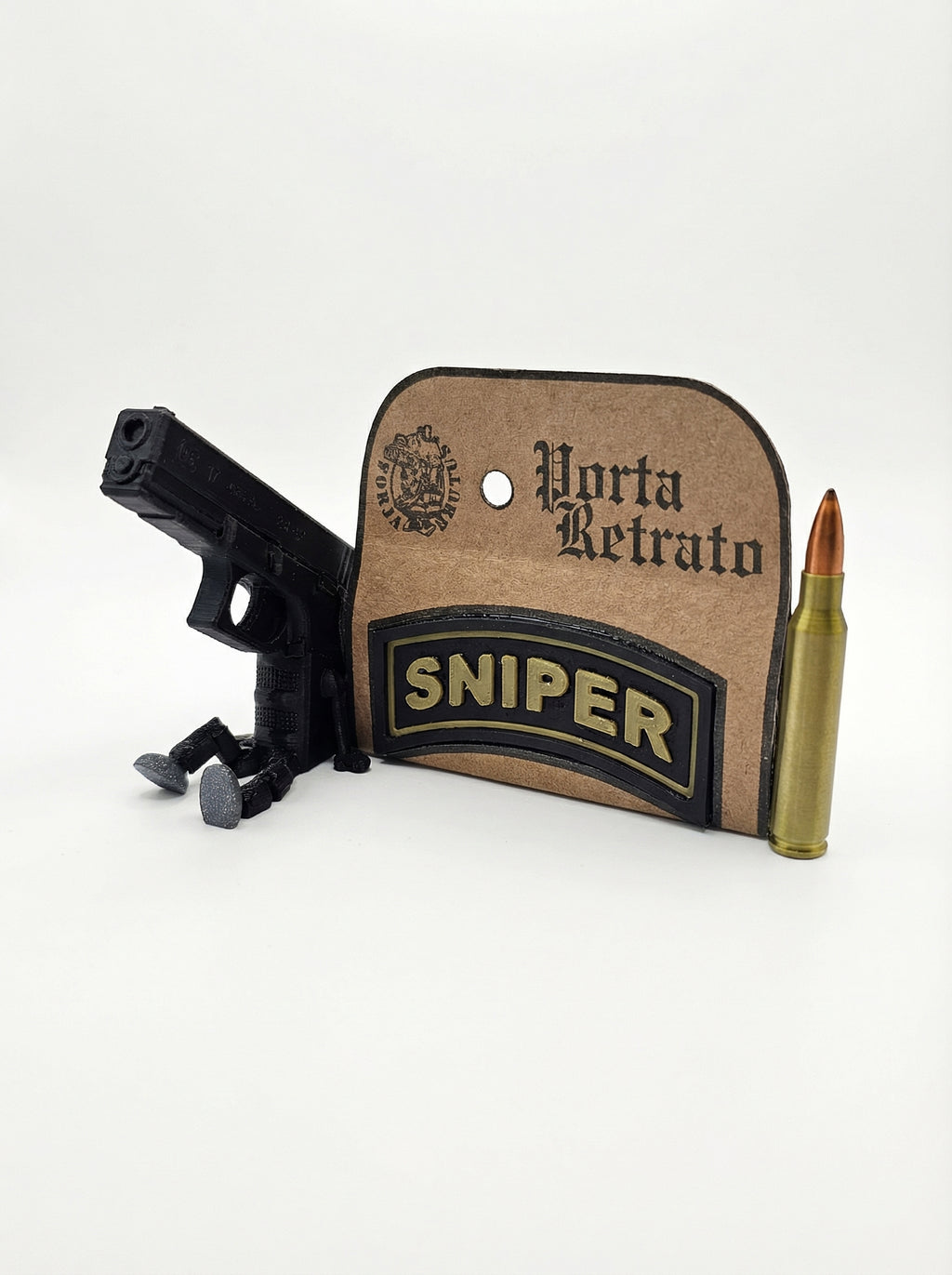 Porta Retrato - Atirador Sniper 5.56 Nato
