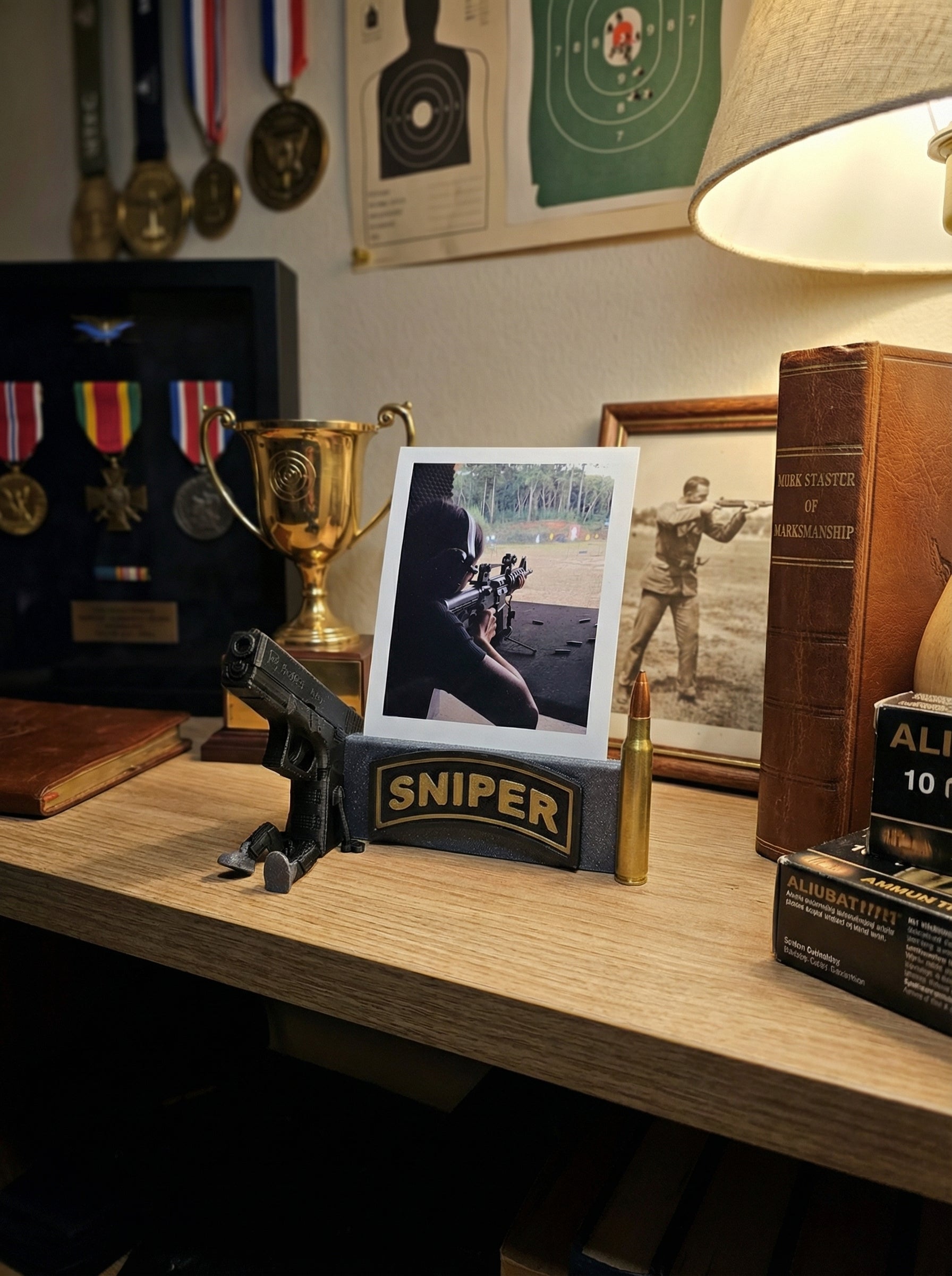 Porta Retrato - Atirador Sniper 5.56 Nato