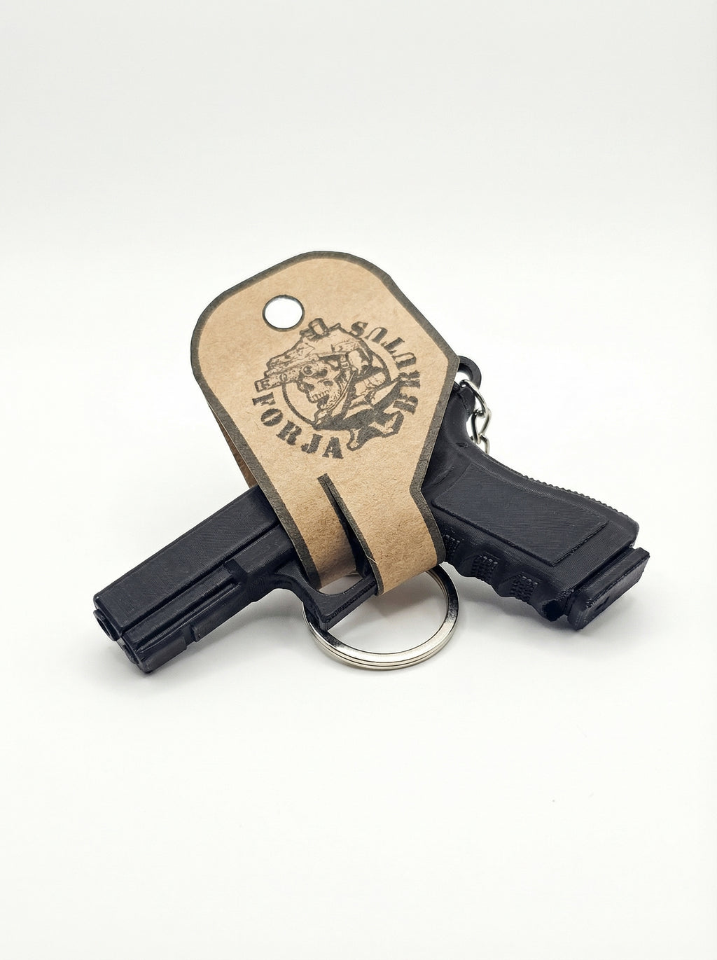 Chaveiro Tático - Mini icônica Glock com mira Red Dot