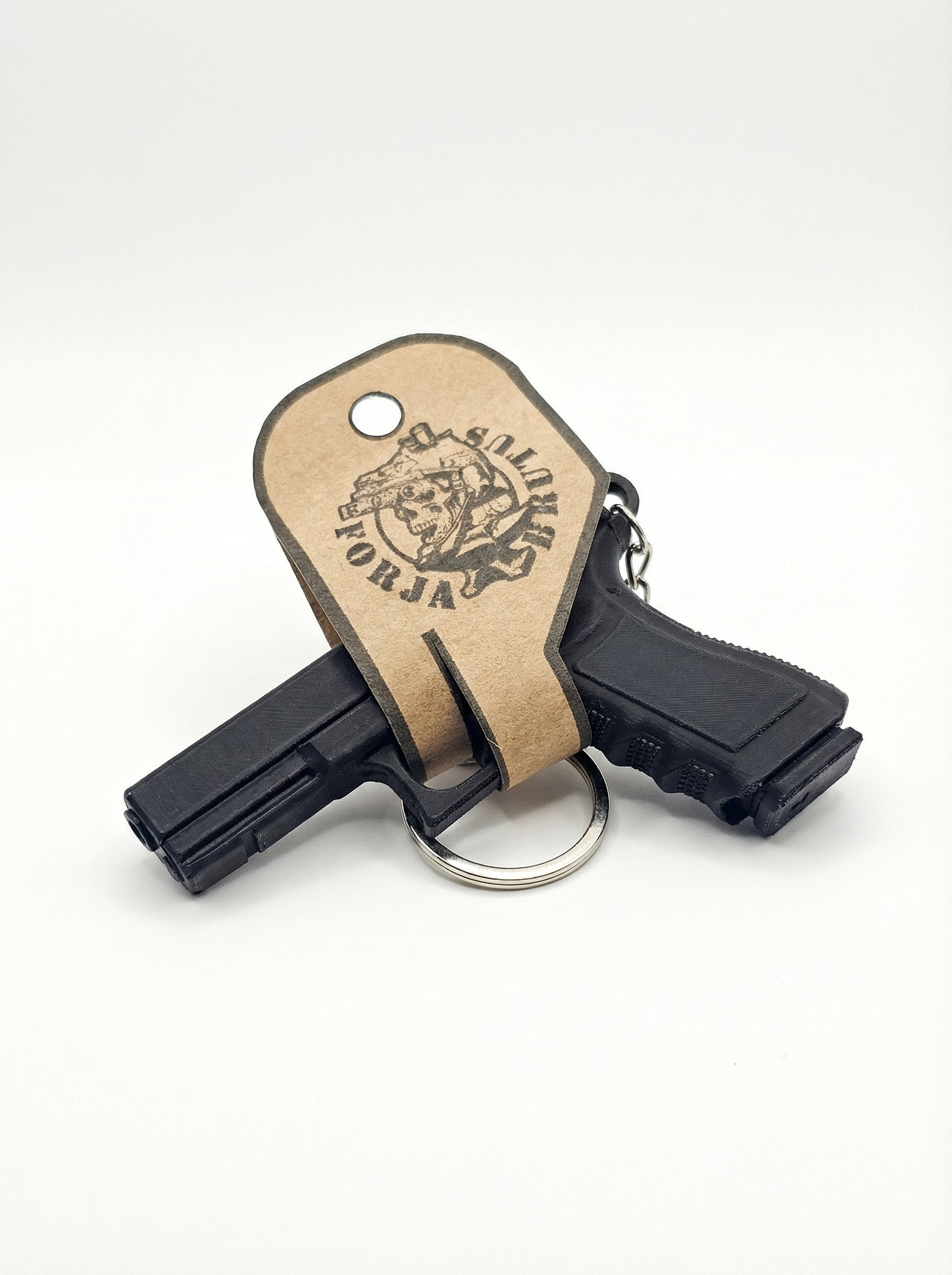 Chaveiro Tático - Mini icônica Glock com mira Red Dot