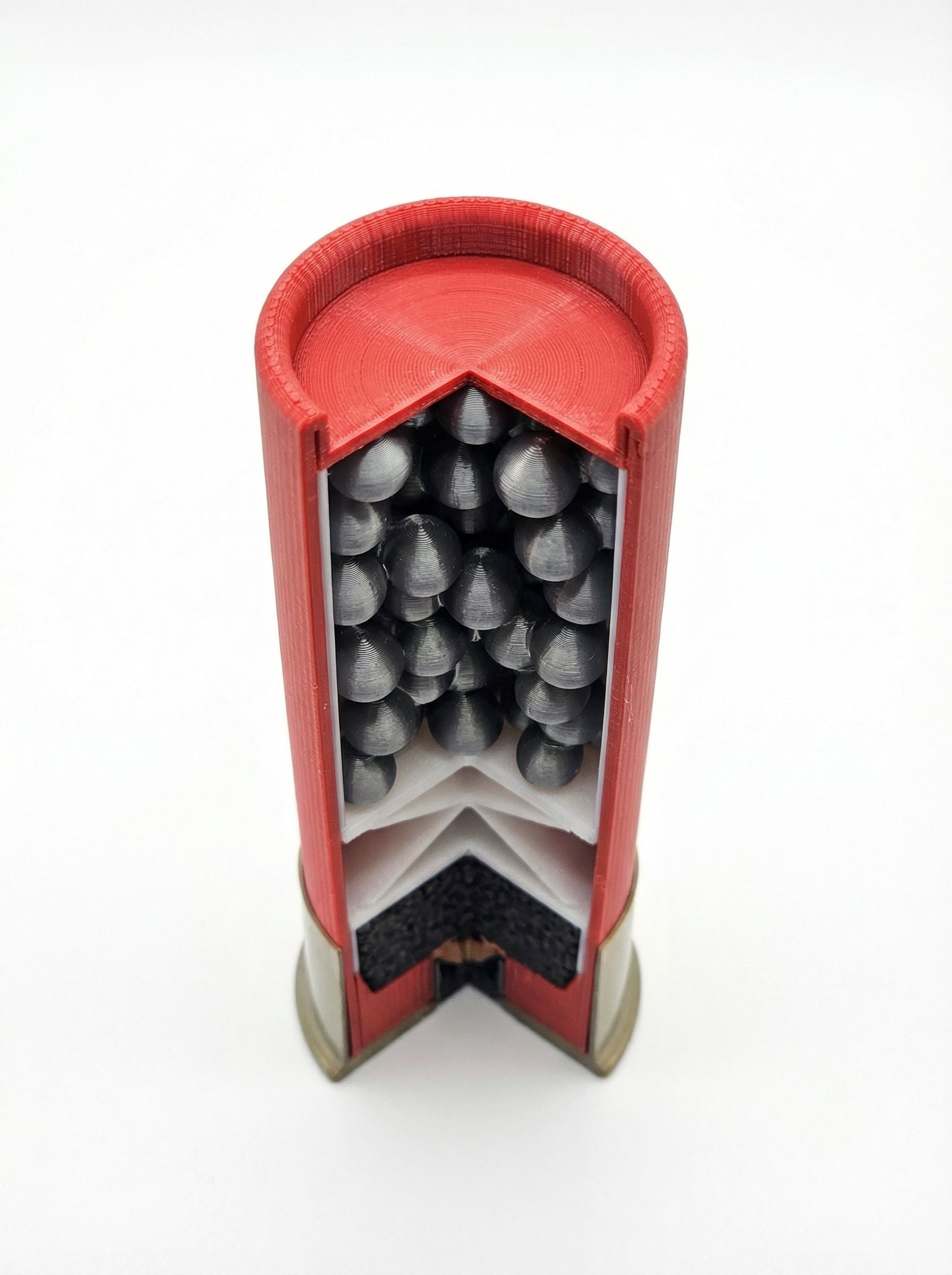 Cartucho - Espingarda Didático E Decoração Corte Transversal