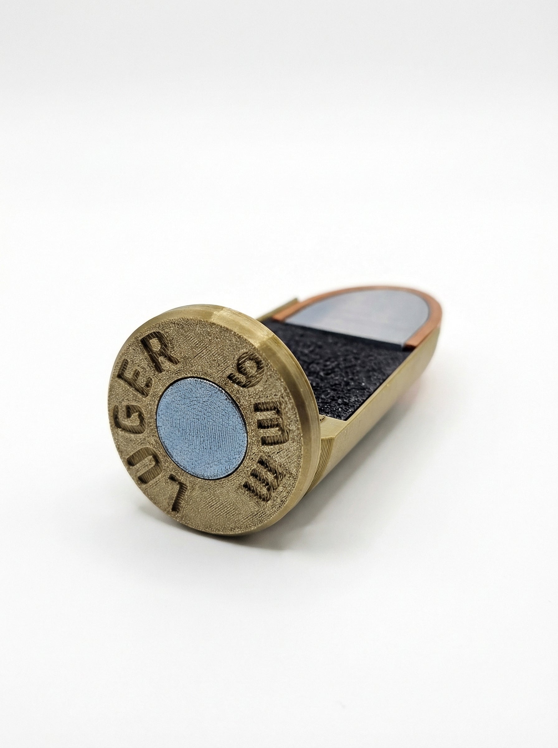 Cartucho - 9mm Luger Didático E Decoração Corte Transversal