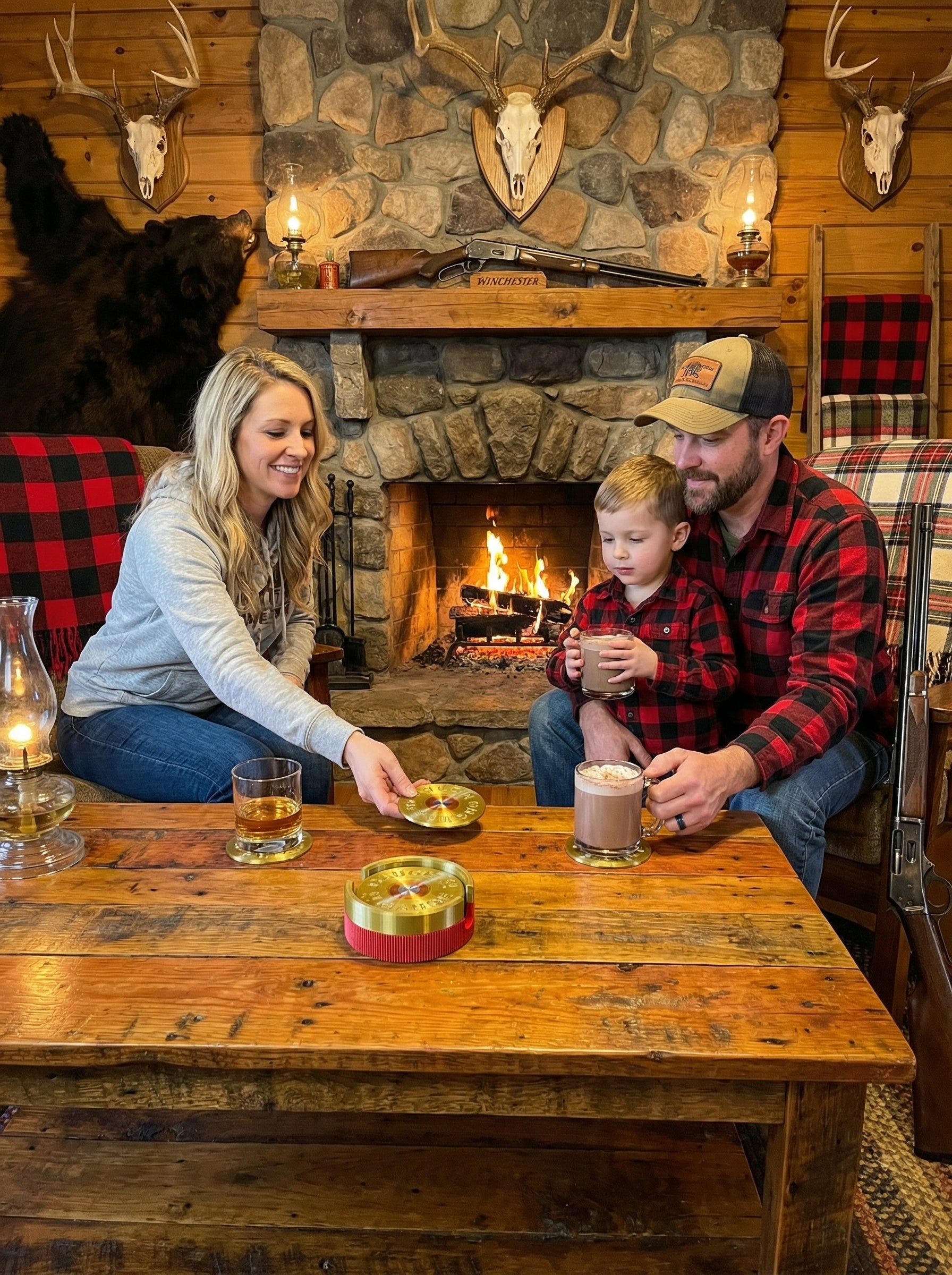 Descanso de Copo - Icônico Cartucho Espingarda 12ga