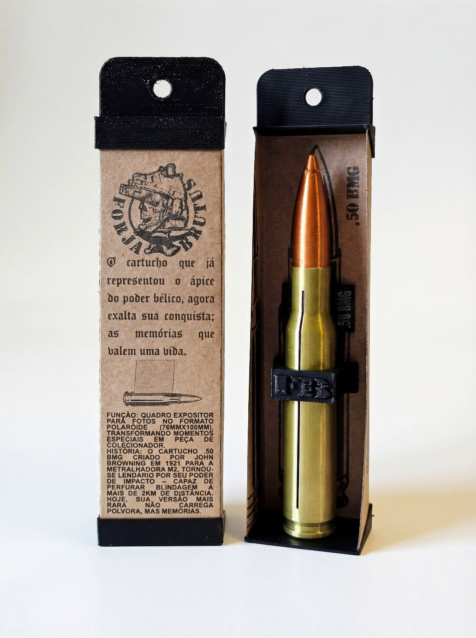 Porta Retrato - Icônico Cartucho .50BMG (Polaroid® ou similar de até 78x100mm)